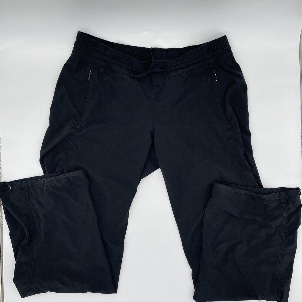 Athleta La Viva Pant Unlined Lightweight Joggers In Black Size 8P #964562